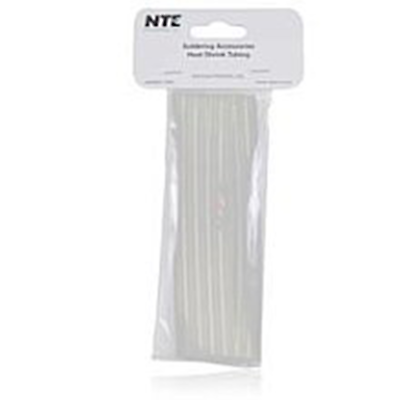 NTE Electronics 47-25106-CL Heat Shrink 3/16" Dia W/adhesive CLR 6" Length 7pcs