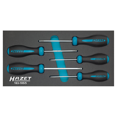 Hazet 163-185/5 Hexanamic Security Torx® Screwdriver Set, 5 pieces