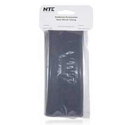 NTE Electronics 47-21106-BK Heat Shrink 1 1/2" Dia Black 6" Length 4pcs 2:1