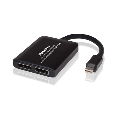 Bytecc 61070 USB Mini DisplayPort to 2 DisplayPort MST Hub, DP 1.2 to 2 Splitter