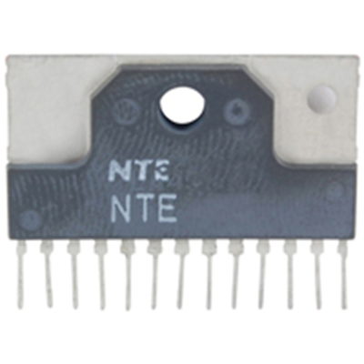 NTE Electronics NTE7204 IC 2-CHANNEL 3 WATT POWER AMPLIFIER 13-LEAD SIP