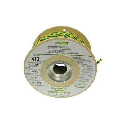 Greenlee 412 Poly Pro Rope, 1/4" x 250'