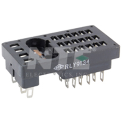 NTE Electronics RLY9134 SOCKET 22-PIN 300V 10A