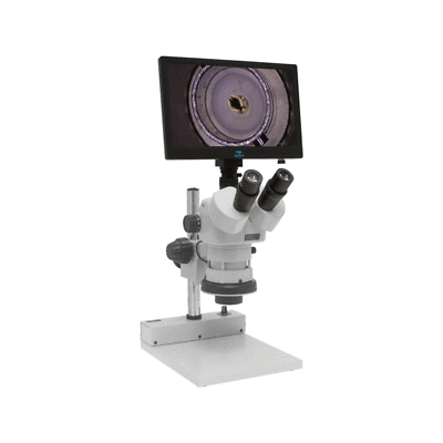 Aven SPZV-50E Trinocular Microscope With Mighty Cam Eidos 2M Integrated Camera