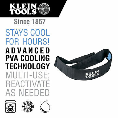 Klein Tools 60123 Cooling Bandana, Black