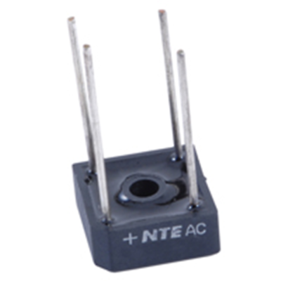 NTE Electronics NTE53001 BRIDGE RECTIFIER - FULL WAVE SINGLE PHASE 400VRM 10A