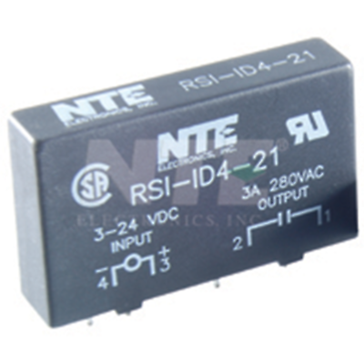 NTE Electronics RS1-1D4-21 SSR 4A 3-24VDC INPUT 240VAC OUTPUT