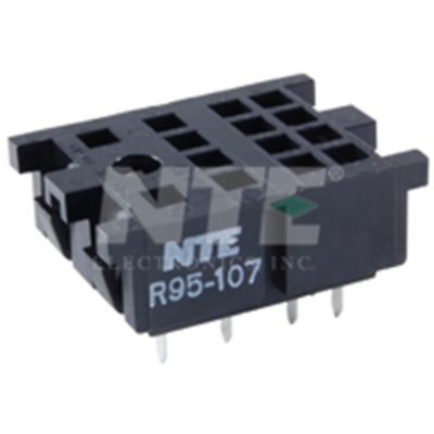NTE Electronics R95-107 SOCKET-14 PIN MINI BLADE 300V 10A