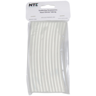 NTE Electronics 47-20506-CL Heat Shrink 1/4 In Dia Thin Wall Clear 6 In Length