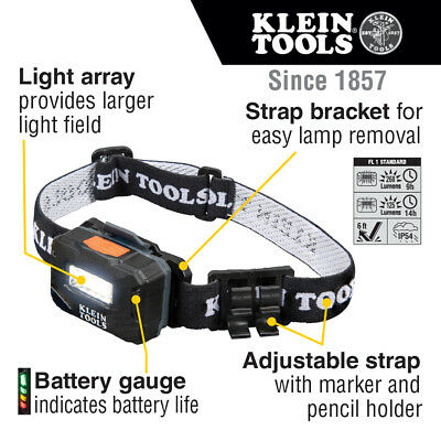 Klein Tools 56049 Rechargeable Light Array Headlamp