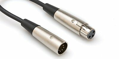 Hosa DMX-106 XLR5M to XLR3F DMX512 Adaptor Cable, 6 inch