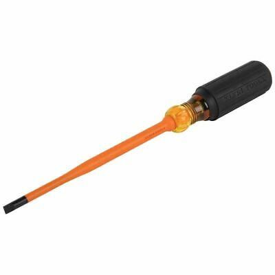Klein Tools 6926INS Slim-Tip 1000V Insulated Screwdriver, 1/4-Inch Cabinet, 6-In