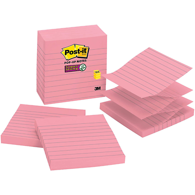 Post-it Super Sticky Pop-up Notes R440-NPSS, 4 in x 4 in (101 mm x 101 mm)