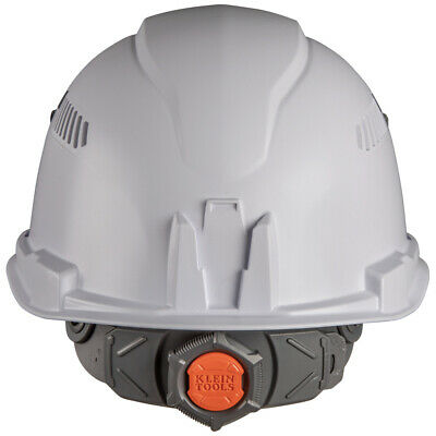 Klein Tools 60113RL Hard Hat, Vented, Cap Style with Rechargeable Headlamp