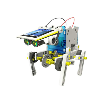 Elenco TTG-615 Teach Tech Solar 14-in-1 Transforming Solar Robot Kit