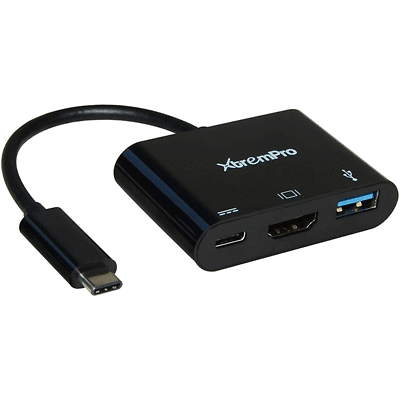 XtremPro USB C to HDMI - USB 3.0 - Type C Adapter 41134