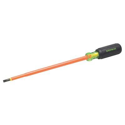 Greenlee 0153-23-INS Screwdriver, Insulated, Cabinet Tip,3/16"X8"