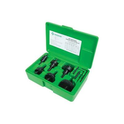 Greenlee 628 Carbide-Tipped Hole Cutter Kit, 8 Pc