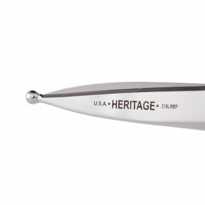 Heritage Cutlery 218LRBP 8'' Poultry Venting w/ Ball Tip / Handle Down