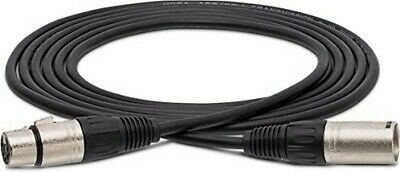 Hosa DMX-503 5-Pin 2-Conductor XLR5M to XLR5F DMX-512 Cable, 3 Feet