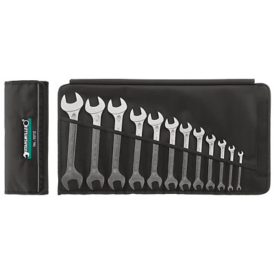 Stahlwille 96400306 10/12 Double Open Ended Spanner Set w/ Wallet