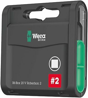 Wera 05057790001 Bit-Box 20 V Robertson 2