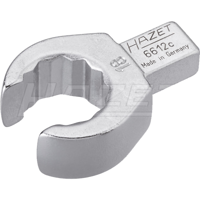 Hazet 6612C-18 9 x 12mm 12-Point 18 Open Insert Box-End Wrench