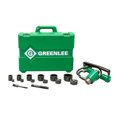 Greenlee 7306 11-Ton Hydraulic Knockout Kit with Hand Pump, 1/2" - 2"