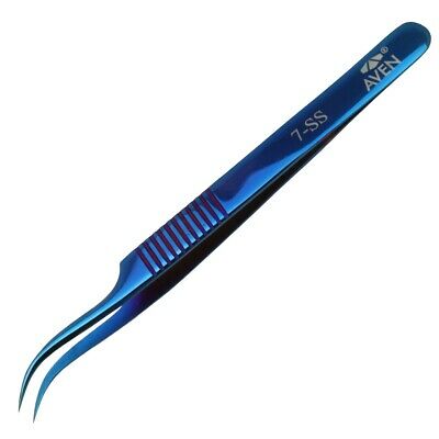Aven 18872 Blu-Tek Tweezers With Fine Curved Tips Style 7-SS