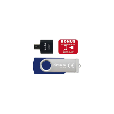 Bytecc U216G01B 16GB Micro-B USB 2.0 Flash Drive with Swivel Design