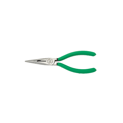 Stahlwille 65296160 6529 Snipe Nose Pliers w/ Cutter, 160mm, Polished, Dip-C