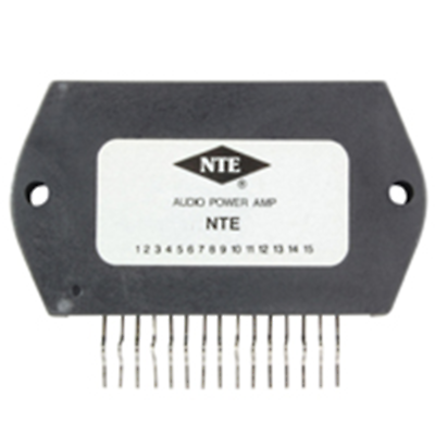 NTE Electronics NTE7031 MODULE 100W AUDIO POWER AMP 15-LEAD SIP VCC= 51V TYPICAL