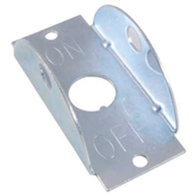 NTE Electronics 54-902 INDICATOR PLATE ON-OFF LEGEND NICKEL PLATED STEEL