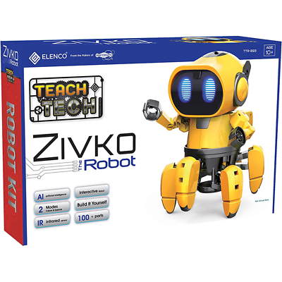 Elenco TTR-893 Teach Tech "Zicko The Robot" Interactive AI Capable Robot