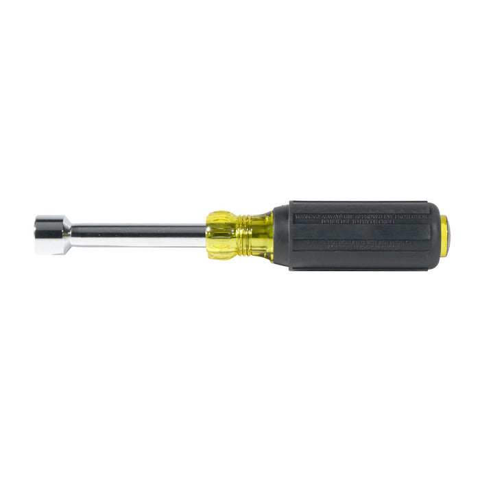 Klein Tools 630-1/2 1/2" x 7.3" Cushion-Grip Hollow-Shank Nut Driver with 3" Shank