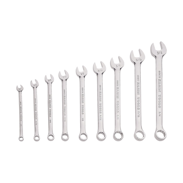 Klein Tools 68402 Combination Wrench Set, 9 Piece