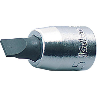 Ko-Ken 2005.25-10 1/4 Sq. Dr. Bit Socket Slotted 1.6X10 Length 25mm