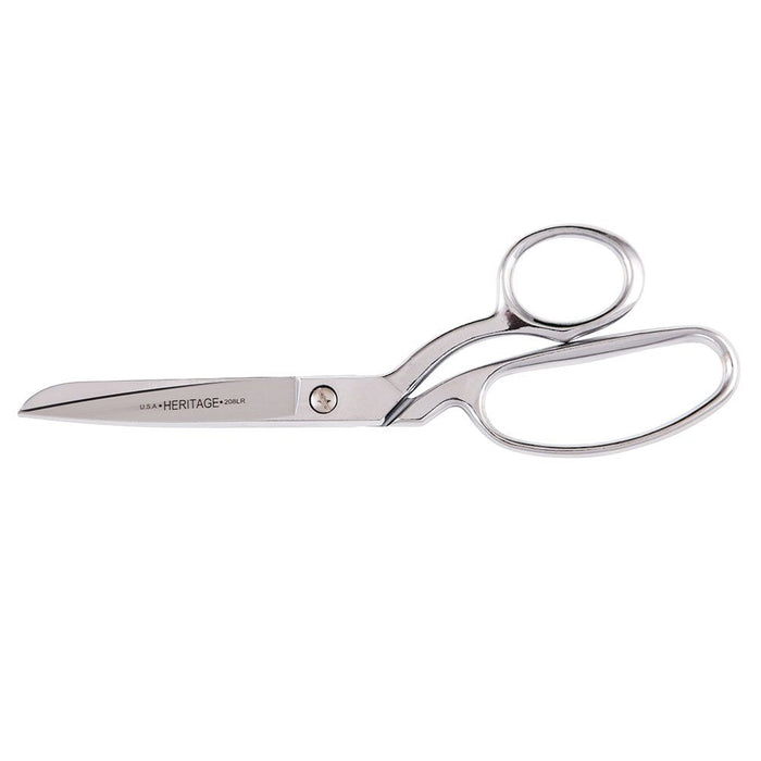 Heritage Cutlery 208LRK 8'' Bent Trimmer w/ Large Ring / Knife Edge