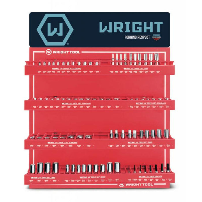Wright Tool D957 79-Piece Metric 12-Point Sockets