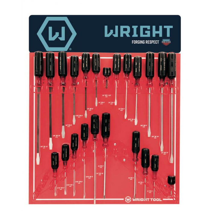 Wright Tool D974 Square, Phillips Screwdriver Set 22-Piece