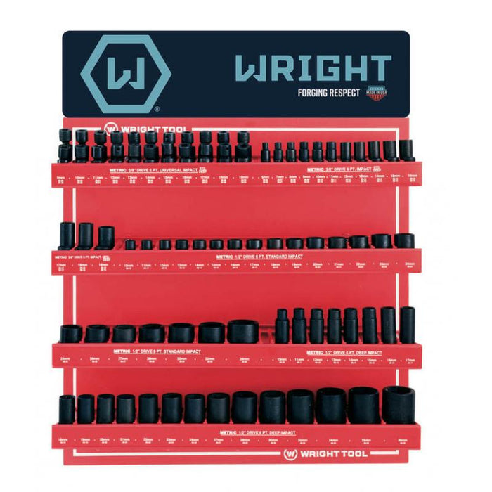 Wright Tool D959 94 Piece Standard And Deep Impact Sockets