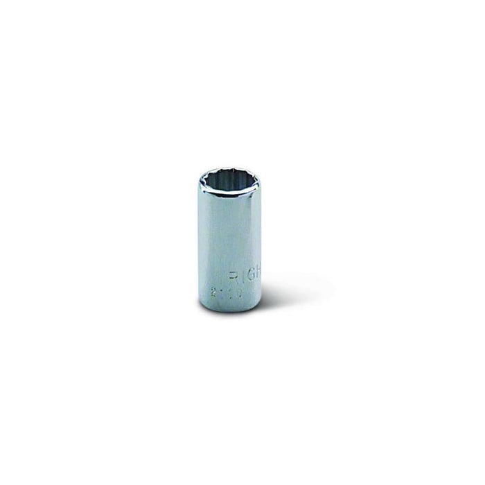 Wright Tool 2107 1/4 Inch Drive 12 Point Standard Socket, 7/32 Inch