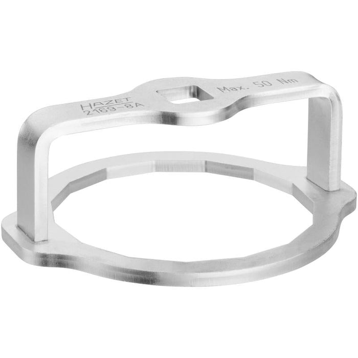 Hazet 2169-8A Oil Filter Wrench, 15-Point Profile, 74mm