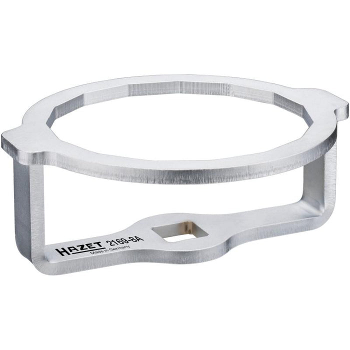 Hazet 2169-8A Oil Filter Wrench, 15-Point Profile, 74mm
