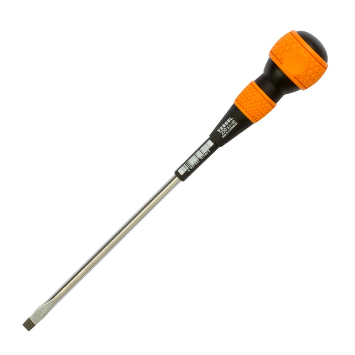 Vessel Tools 220S55150 Ball-Grip Screwdriver No.220, Slotted 5.5mm