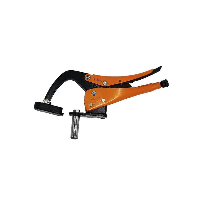 Grip-On 222C12 Hold-Down Clamp With Bar & Protector-Orange