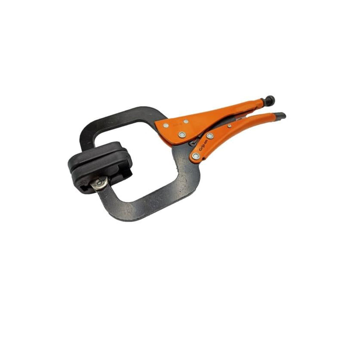 Grip-On 224P12 C-Clamp W/Swivel Rubber Tips, L. 320 mm