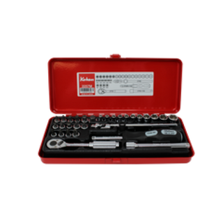 Ko-Ken 2257M 1/4 Sq. Dr. Socket set 6 point 31 pieces