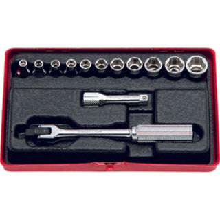 Ko-Ken 2262M 1/4 Sq. Dr. Socket set 6 point 13 pieces