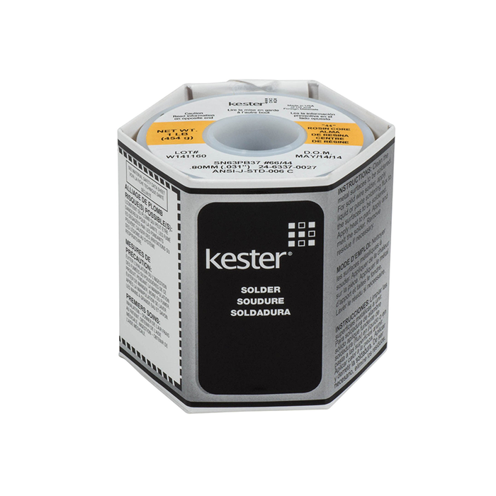 Kester Solder 24-6337-0027 Solder Wire 63/37 0.031" Diameter 1lb